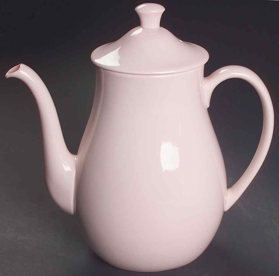 Alpine Pink (No Design, No#, Smooth) Coffee Pot & Lid by Wedgwood-1