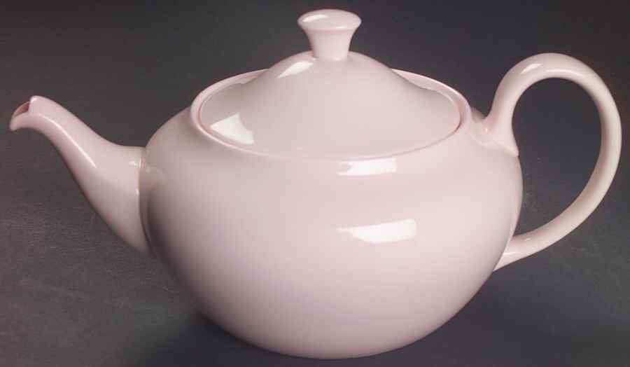 Alpine Pink (No Design, No#, Smooth) Teapot & Lid by Wedgwood-1