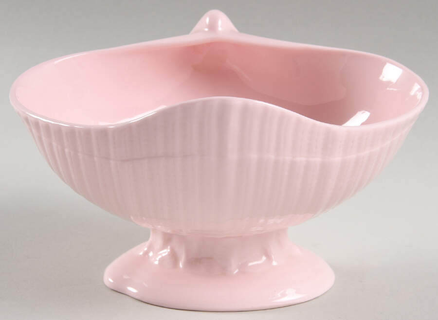 Nautilus Pink Gravy Boat by Wedgwood-1