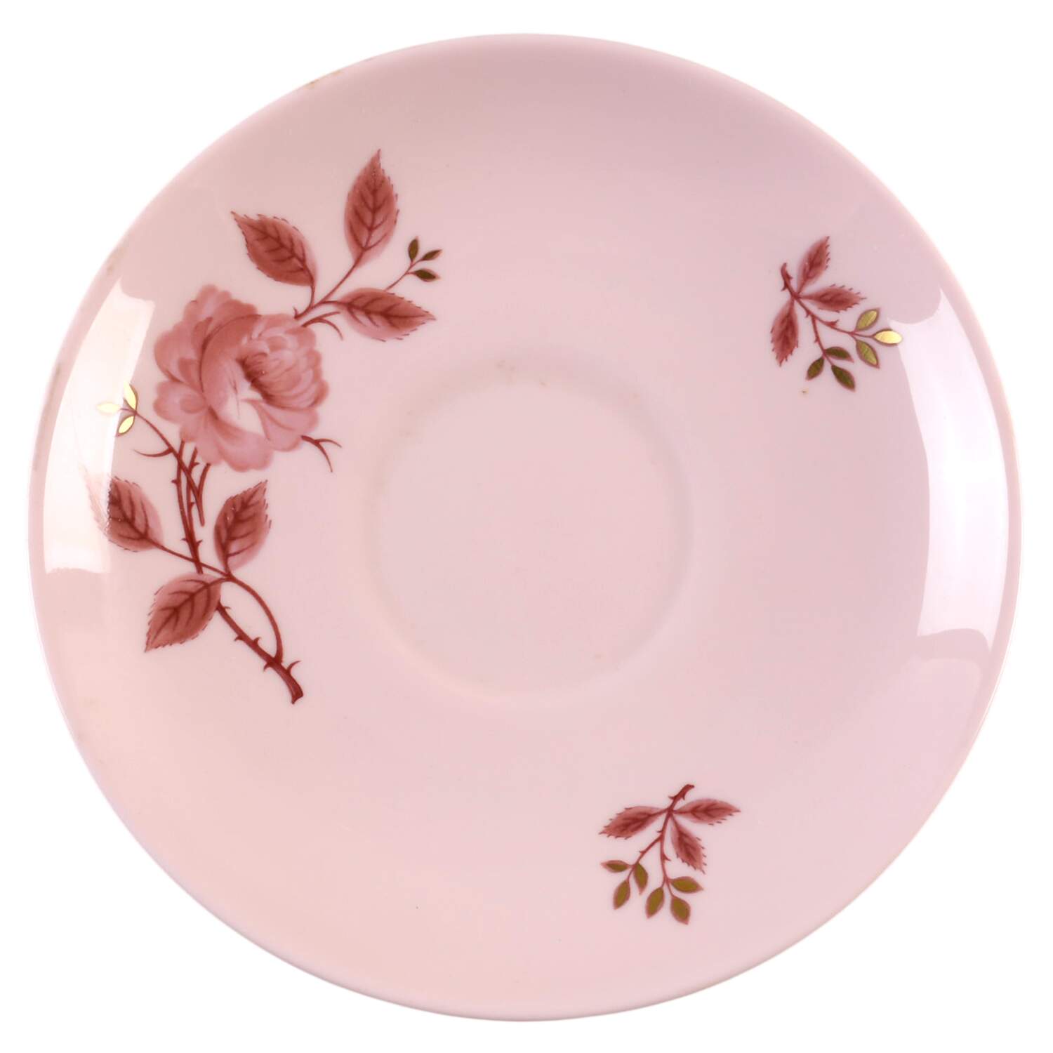 Alpine Rose Saucer for Flat Cup by Wedgwood-1