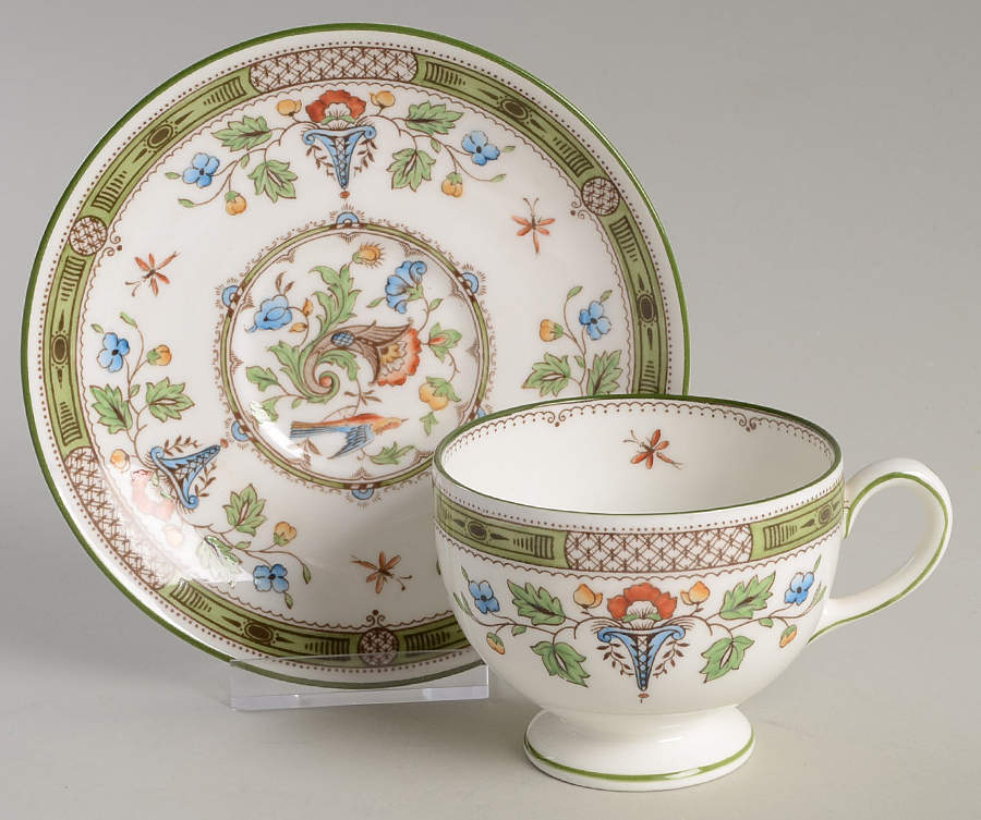 Altona Footed Cup & Saucer Set by Wedgwood-1