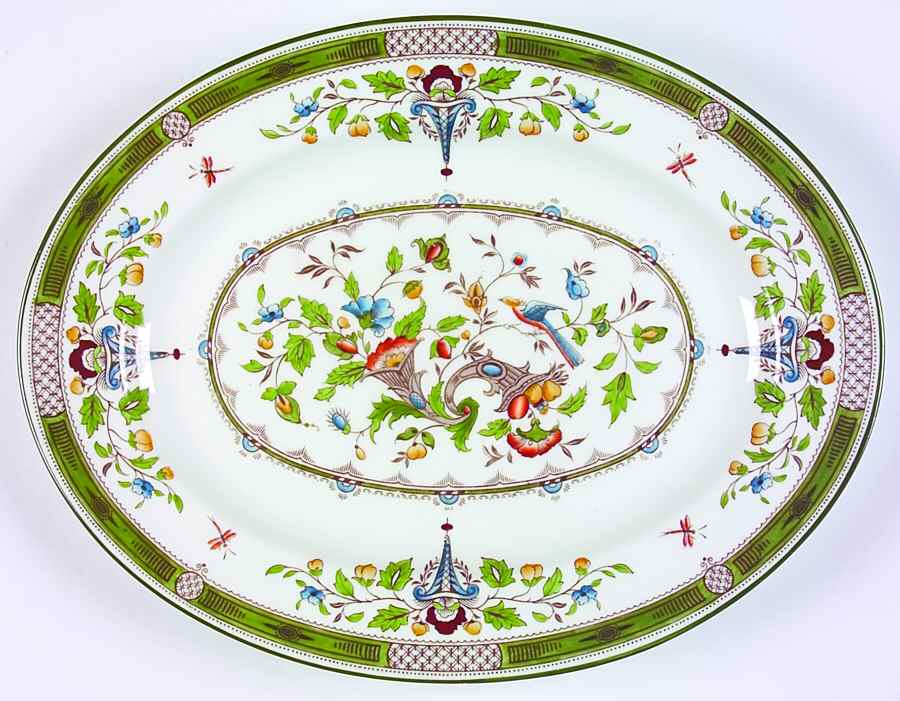Altona 13" Oval Serving Platter by Wedgwood-1