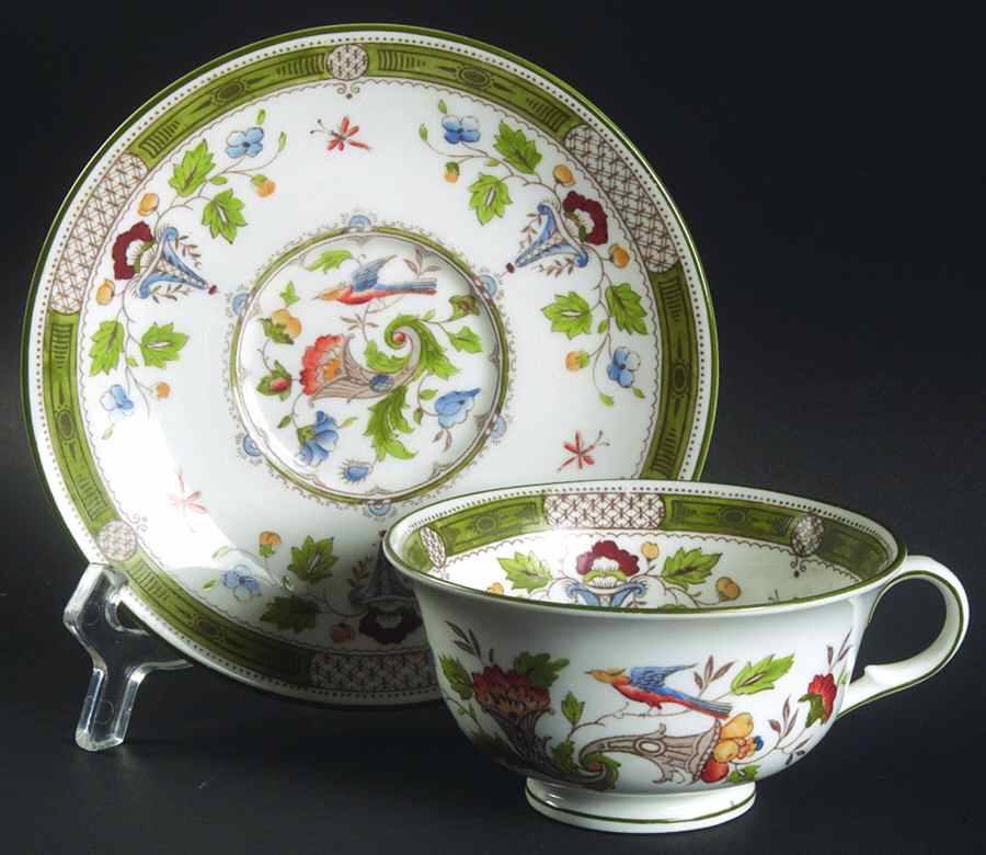 Altona Footed Cup & Saucer Set by Wedgwood-1