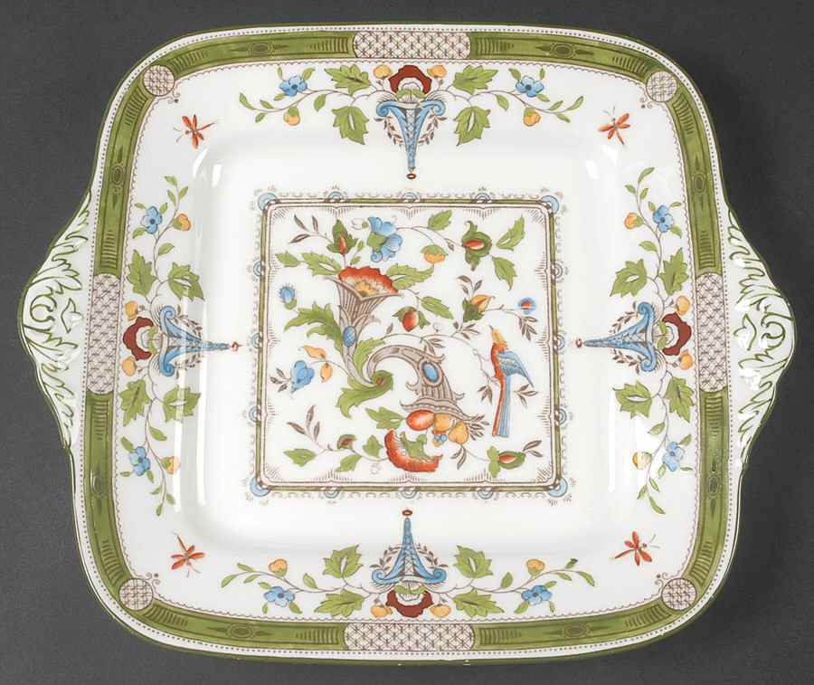 Altona Square Handled Cake Plate by Wedgwood-1