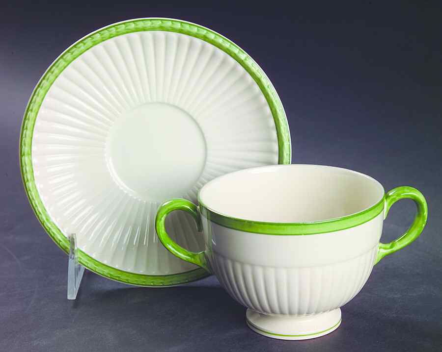 AM7051-A7051 Footed Bouillon Cup & Saucer by Wedgwood-1