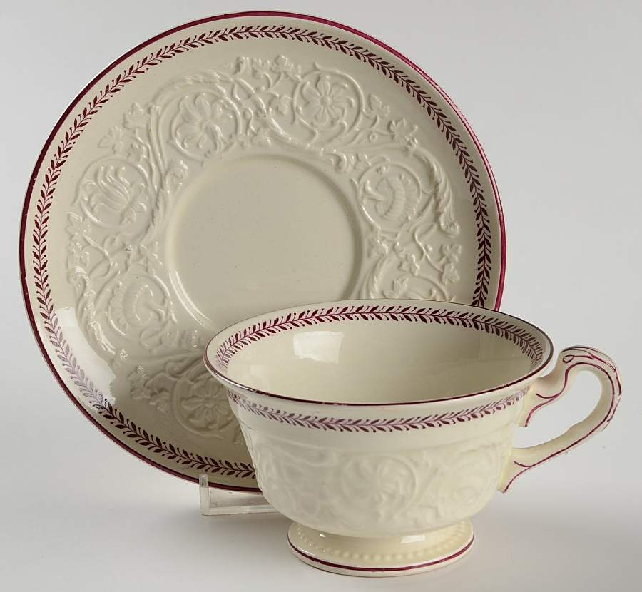 AM8828 Footed Cup & Saucer Set by Wedgwood-1
