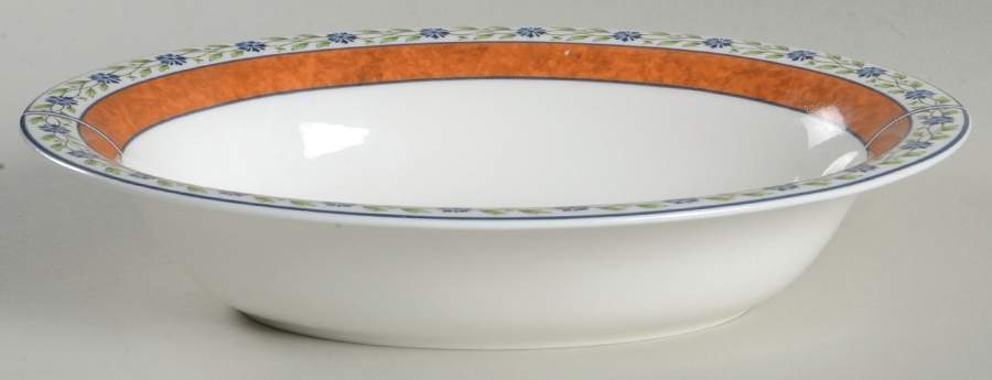 Amalfi 9" Oval Vegetable Bowl by Wedgwood-1