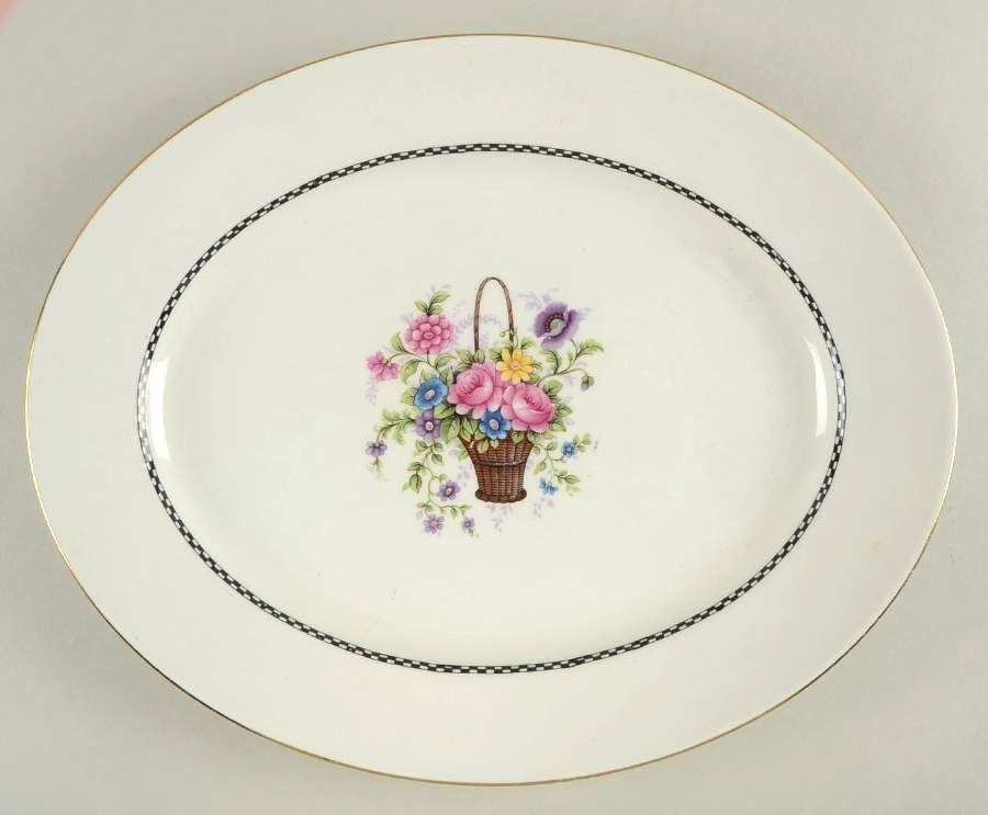 Ambassador 13" Oval Serving Platter by Wedgwood-1