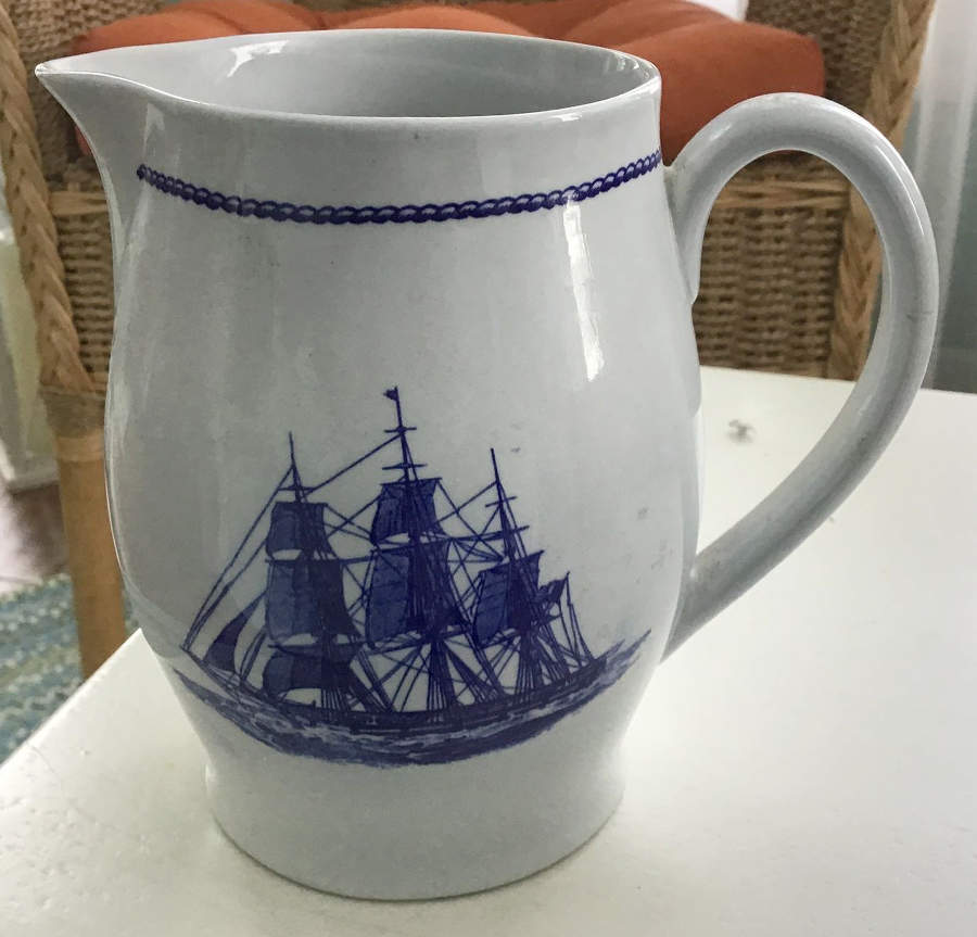 American Clipper Blue 32 Oz Pitcher by Wedgwood-1