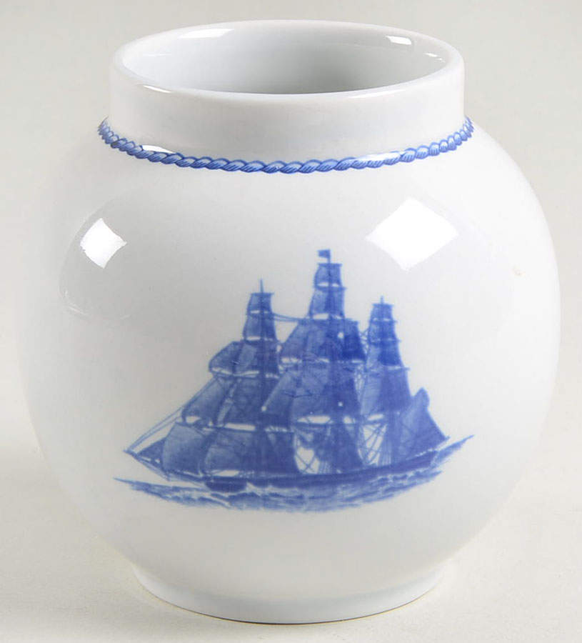 American Clipper Blue Sugar Bowl No Lid by Wedgwood-1