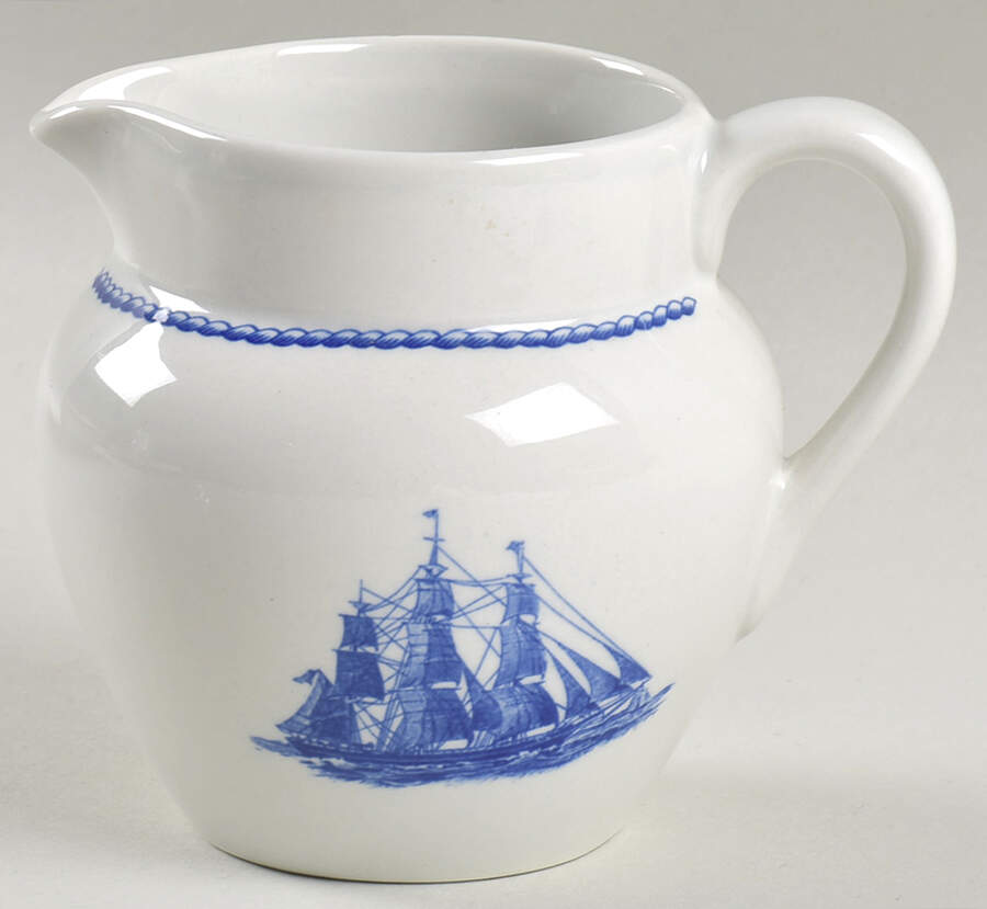 American Clipper Blue Creamer by Wedgwood-1
