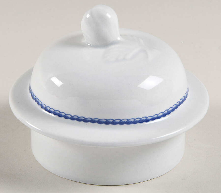 American Clipper Blue Lid for Teapot by Wedgwood-1