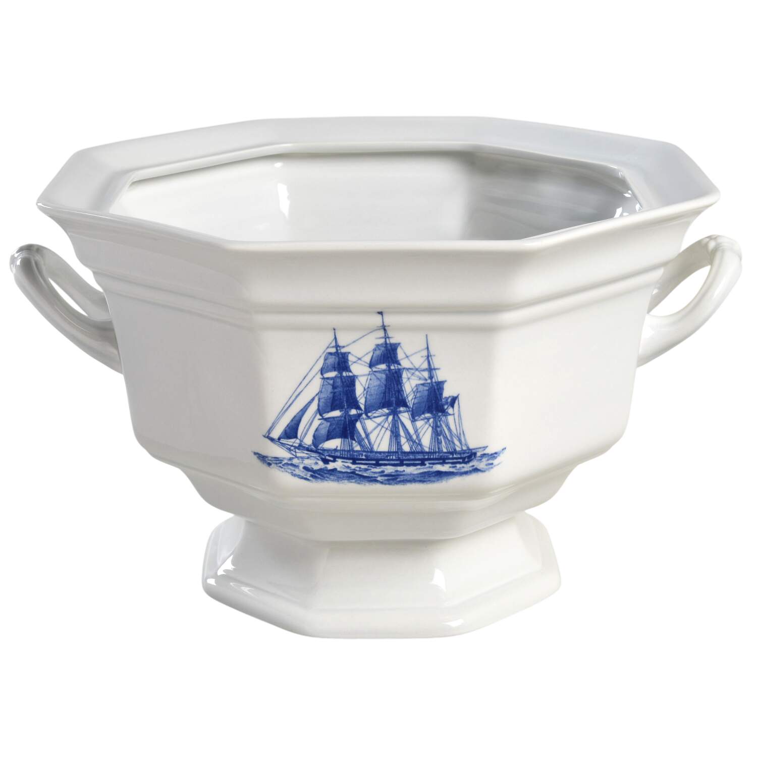 American Clipper Blue Tureen No Lid by Wedgwood-1
