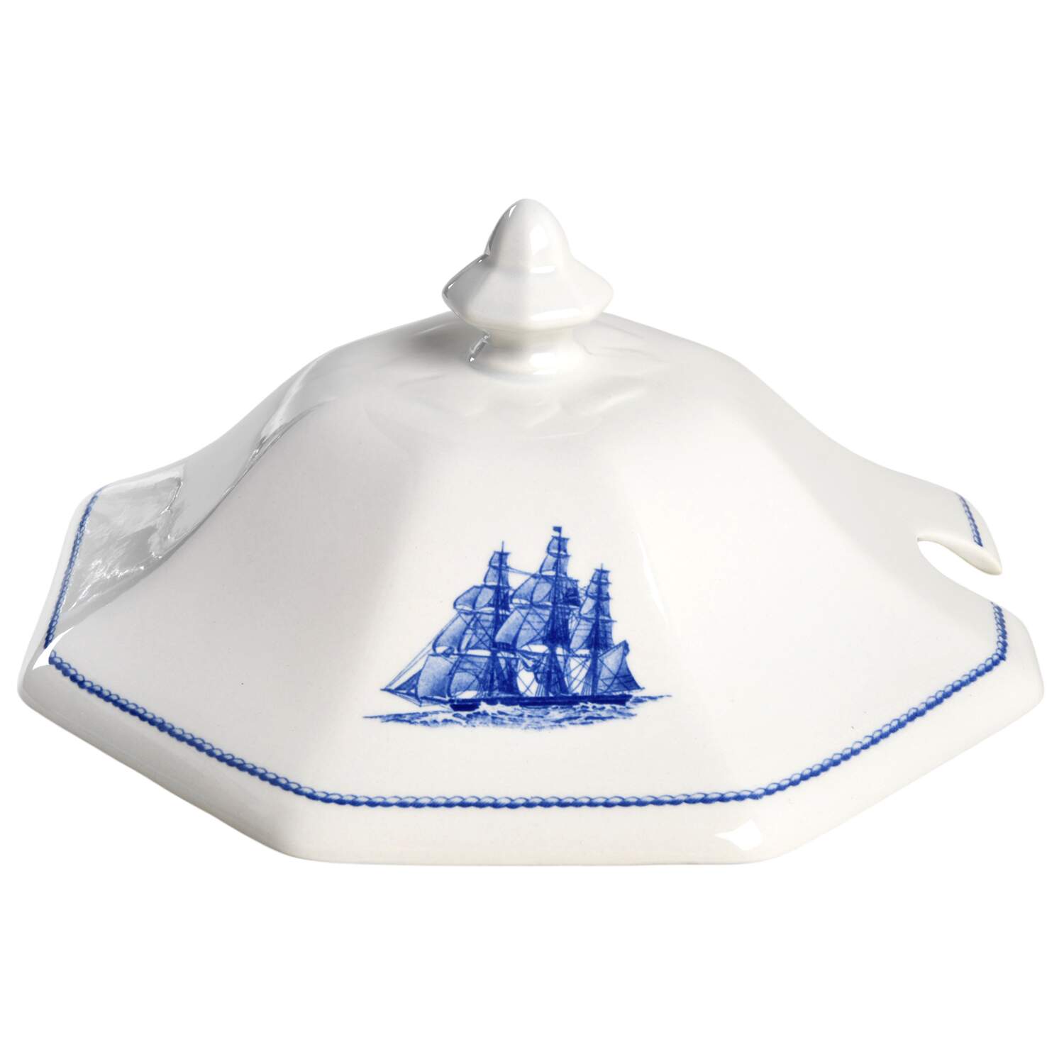 American Clipper Blue Lid for Tureen by Wedgwood-1