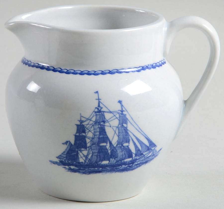 American Clipper Blue Mini Creamer by Wedgwood-1