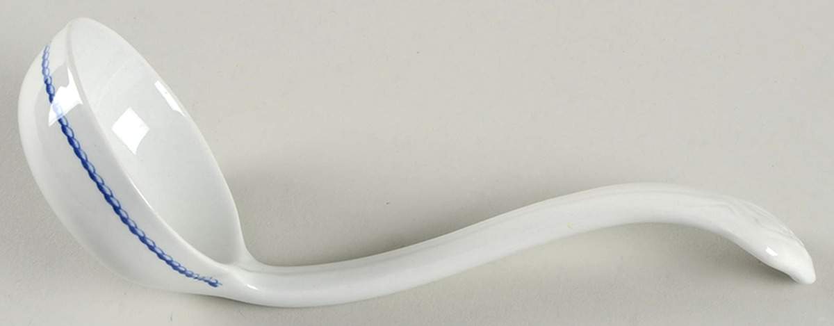 American Clipper Blue Solid Piece Sauce Ladle by Wedgwood-1