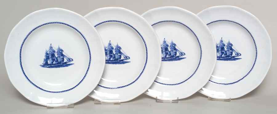 American Clipper Blue Salad Plate - Set of 4 by Wedgwood-1