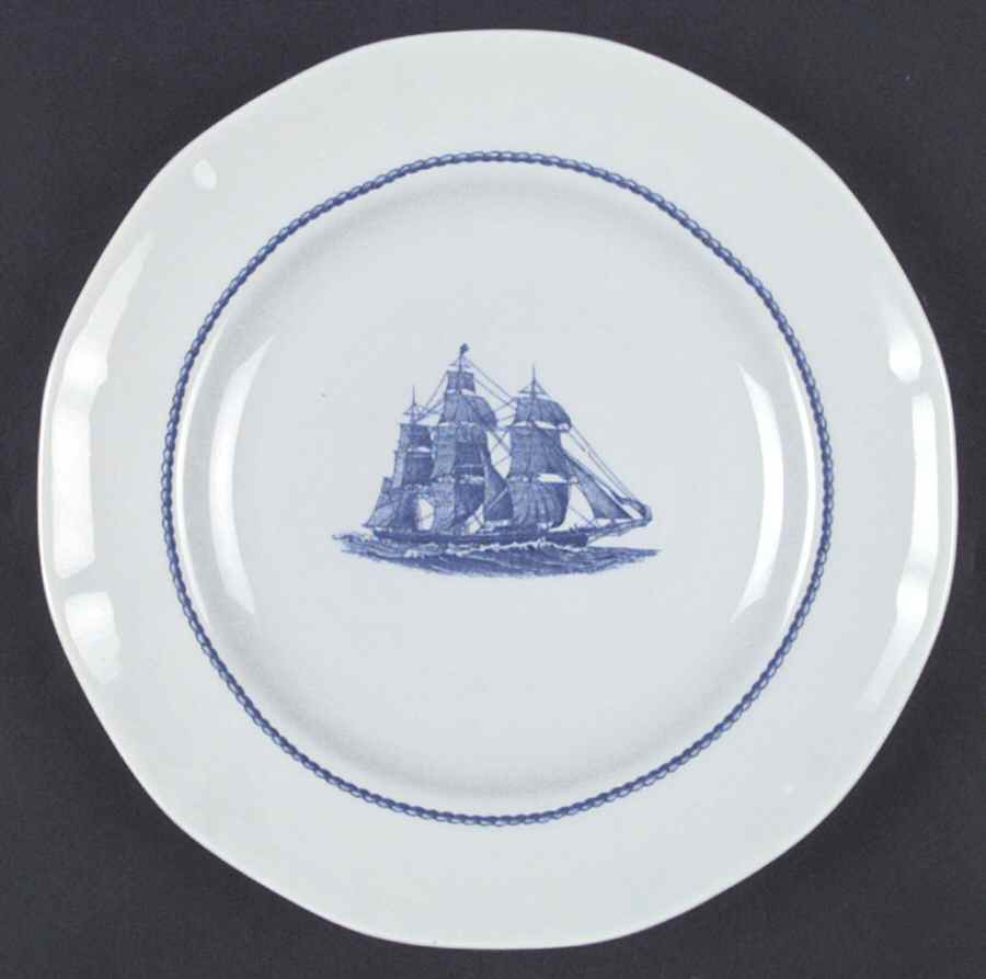 American Clipper Blue Salad Plate by Wedgwood-1