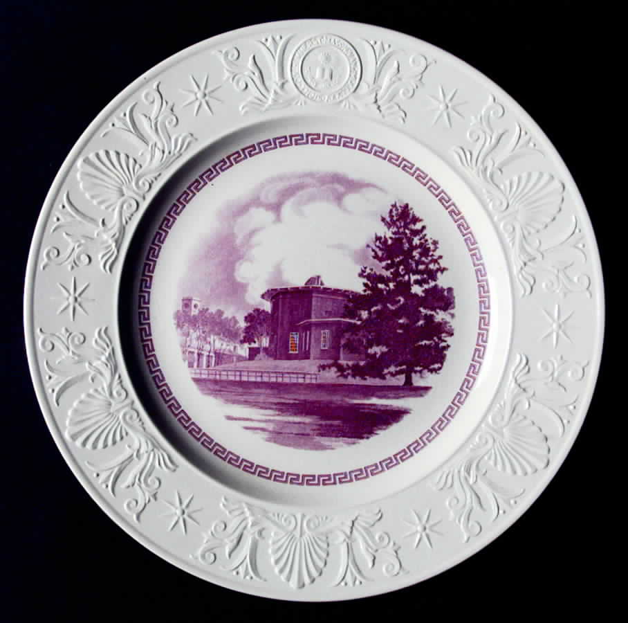 Amherst College Mulberry Dinner Plate by Wedgwood-1