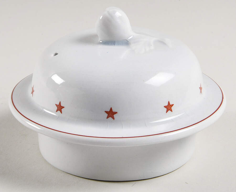 American Eagle Red Lid for Coffee Pot by Wedgwood-1
