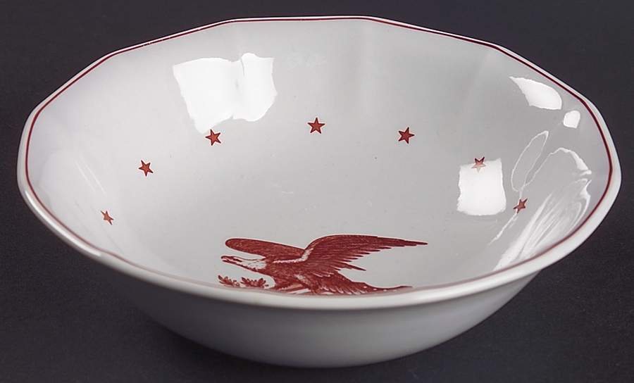 American Eagle Red Coupe Cereal Bowl by Wedgwood-1