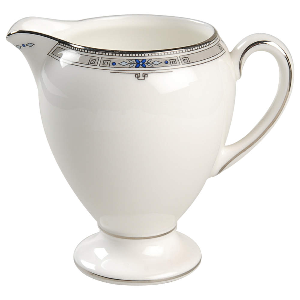 Amherst (Platinum Trim) Globe Shape Creamer by Wedgwood-1