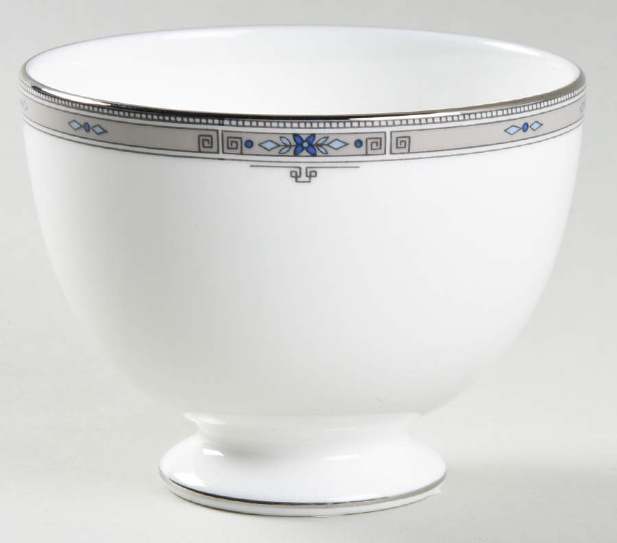 Amherst (Platinum Trim) Open Sugar Bowl by Wedgwood-1