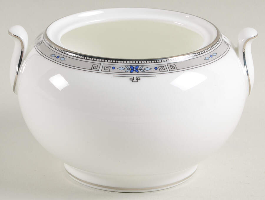 Amherst (Platinum Trim) 146 Shape Sugar Bowl No Lid by Wedgwood-1