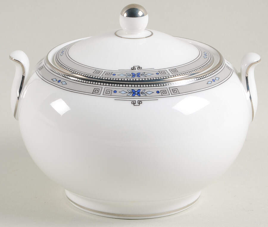 Amherst (Platinum Trim) 146 Shape Sugar Bowl & Lid by Wedgwood-1