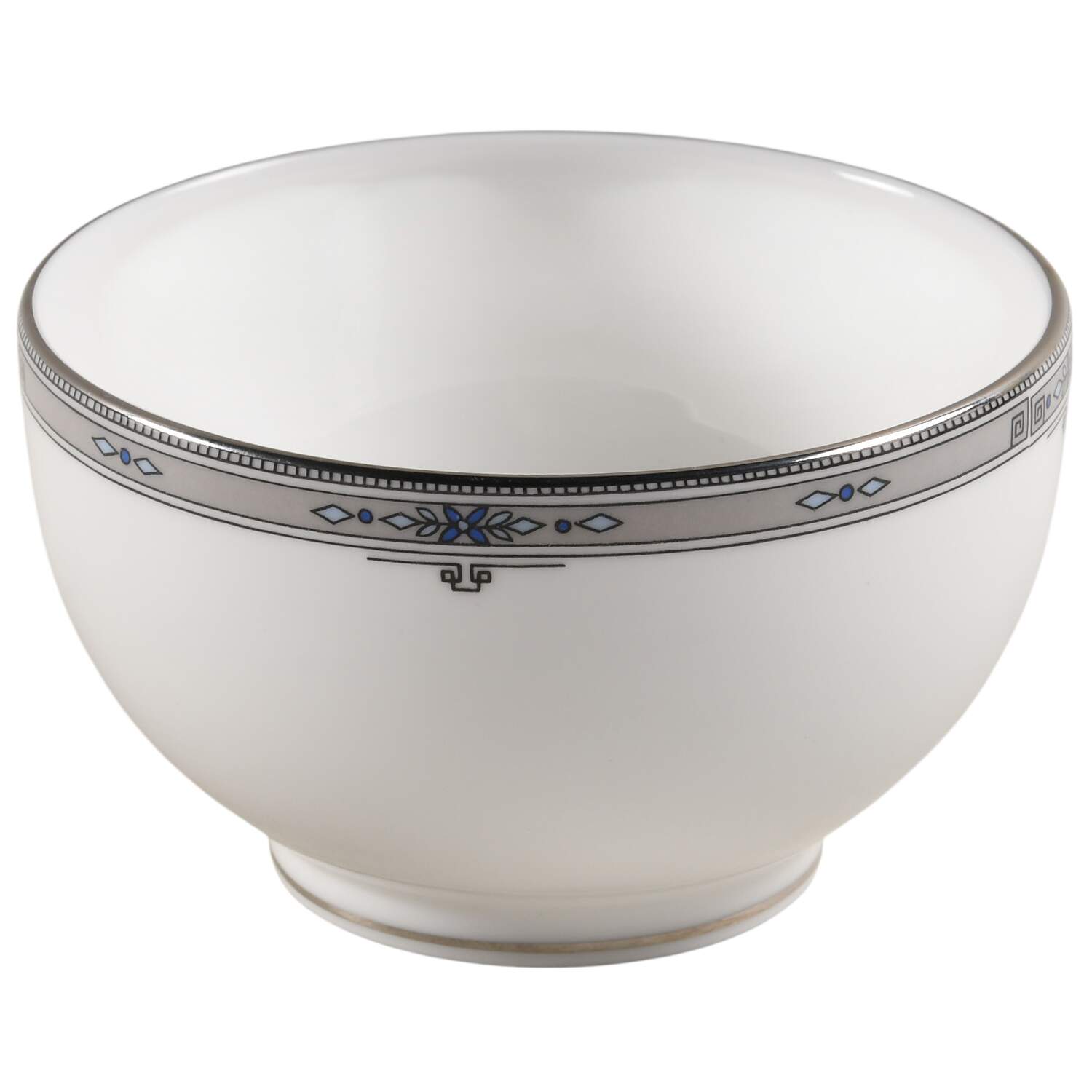 Amherst (Platinum Trim) Rice Bowl by Wedgwood-1