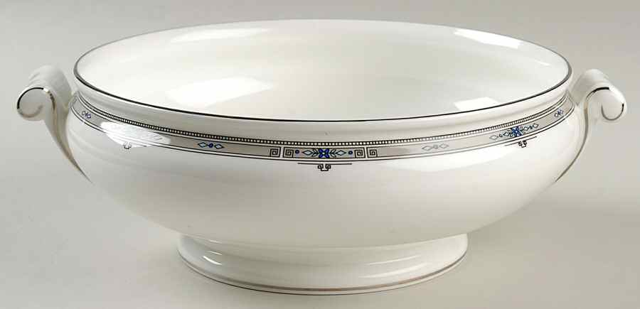 Amherst (Platinum Trim) Round Vegetable No Lid by Wedgwood-1