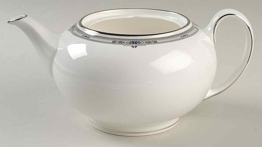 Amherst (Platinum Trim) Teapot No Lid by Wedgwood-1