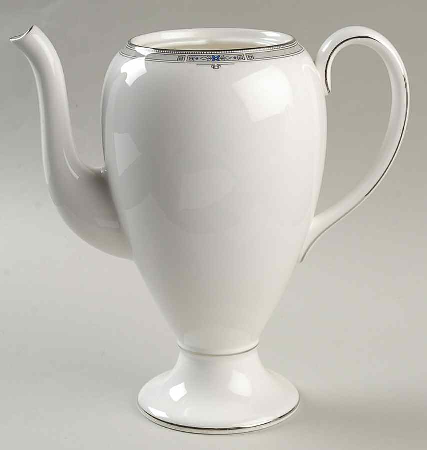 Amherst (Platinum Trim) Coffee Pot No Lid by Wedgwood-1