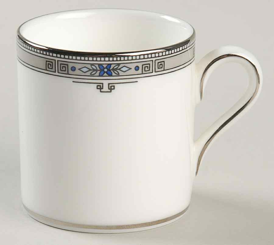 Amherst (Platinum Trim) Bond Shape Demitasse Cup by Wedgwood-1