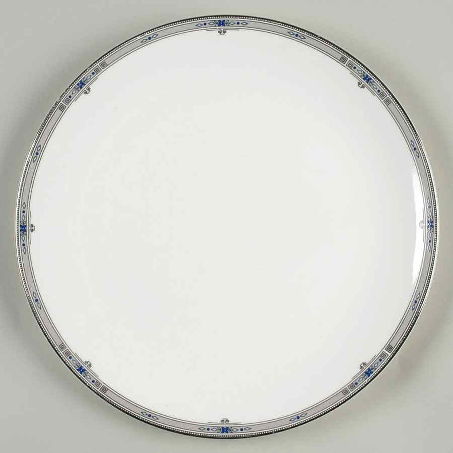 Amherst (Platinum Trim) Cake Plate by Wedgwood-1