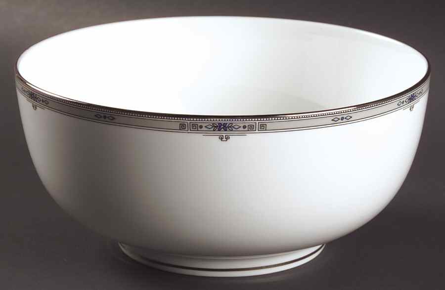 Amherst (Platinum Trim) 8" Salad Serving Bowl by Wedgwood-1