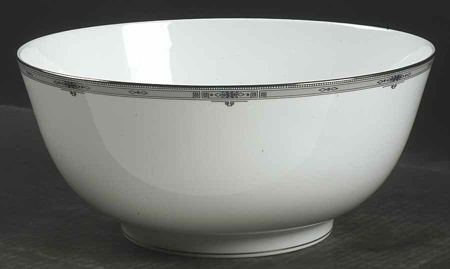 Amherst (Platinum Trim) 9" Salad Serving Bowl by Wedgwood-1