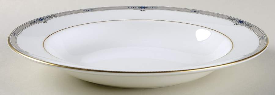 Amherst (Gold Trim) Rim Soup Bowl by Wedgwood-1