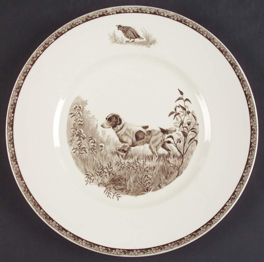 The American Sporting Dog Plates (Earthenware) Dinner Plate by Wedgwood-1