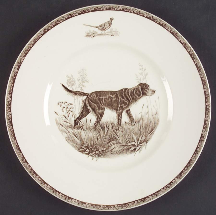 The American Sporting Dog Plates (Earthenware) Dinner Plate by Wedgwood-1