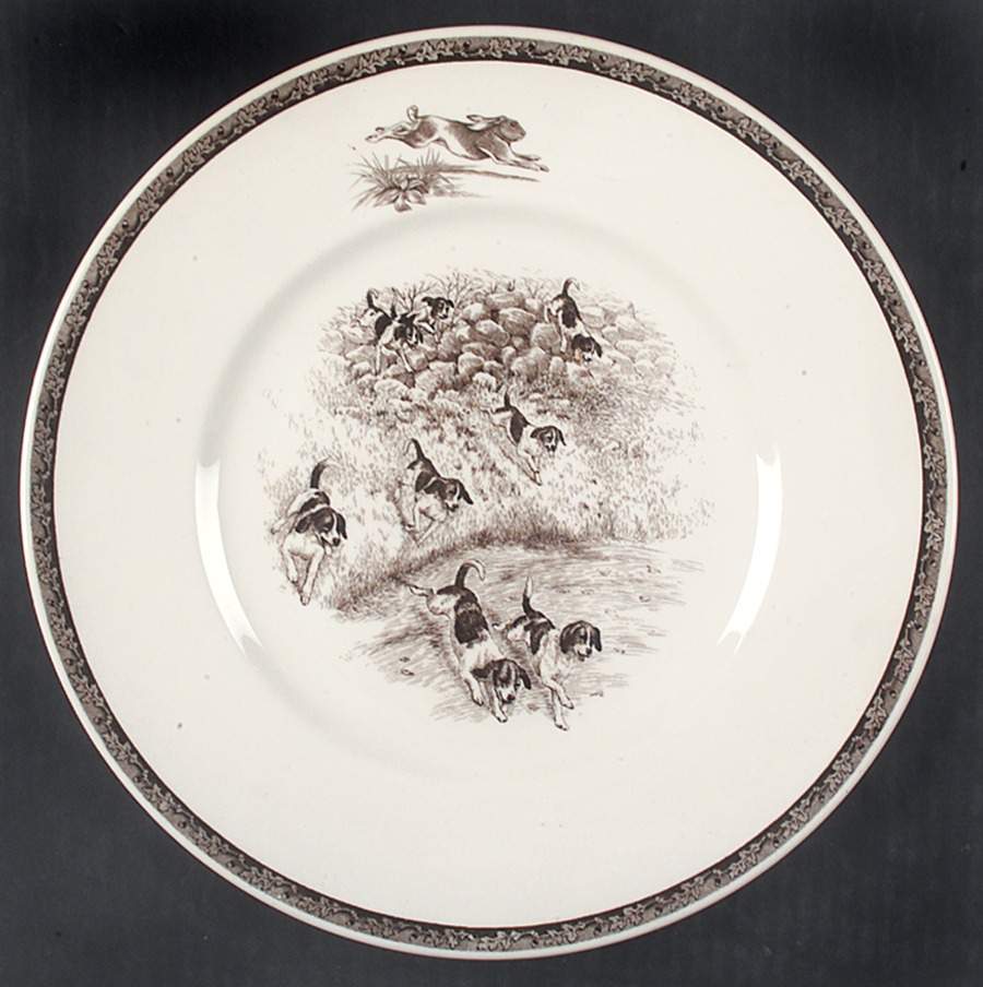 The American Sporting Dog Plates (Earthenware) Dinner Plate by Wedgwood-1