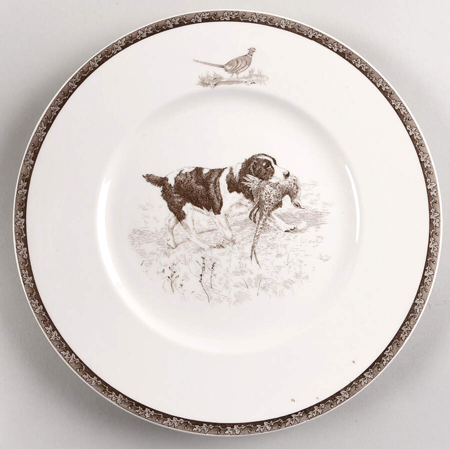 The American Sporting Dog Plates (Earthenware) Dinner Plate by Wedgwood-1
