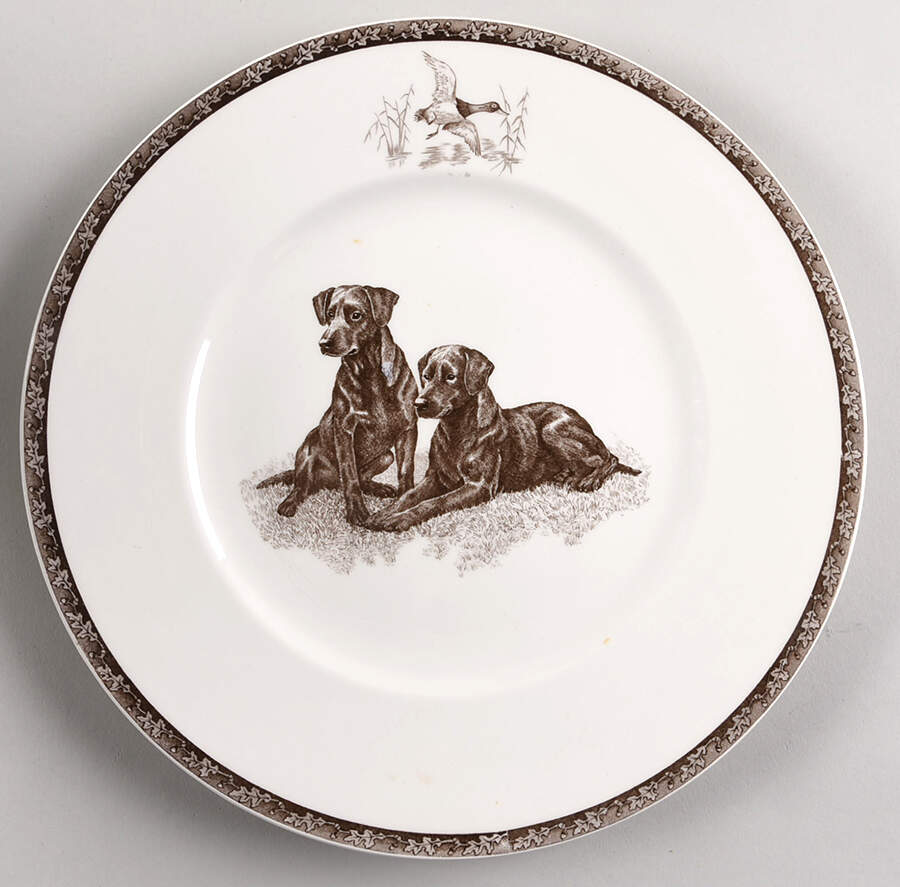 The American Sporting Dog Plates (Earthenware) Dinner Plate by Wedgwood-1