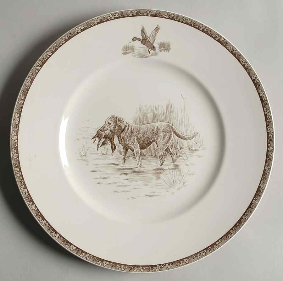The American Sporting Dog Plates (Earthenware) Dinner Plate by Wedgwood-1