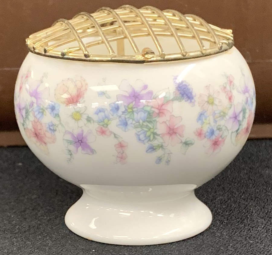 Angela Rose Bowl & Metal Frog by Wedgwood-1