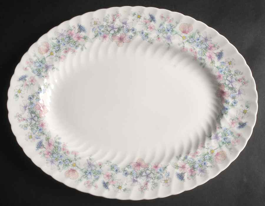 Angela 14" Oval Serving Platter by Wedgwood-1