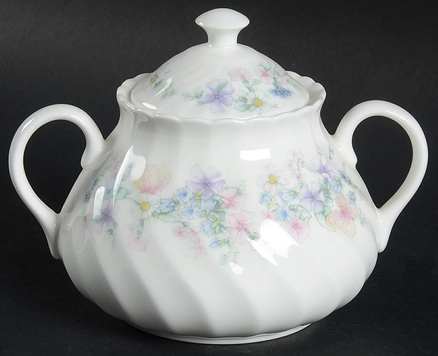 Angela Sugar Bowl & Lid by Wedgwood-1