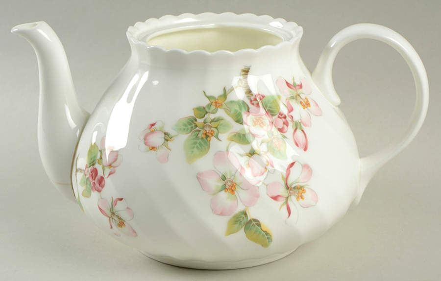 Apple Blossom Teapot No Lid by Wedgwood-1