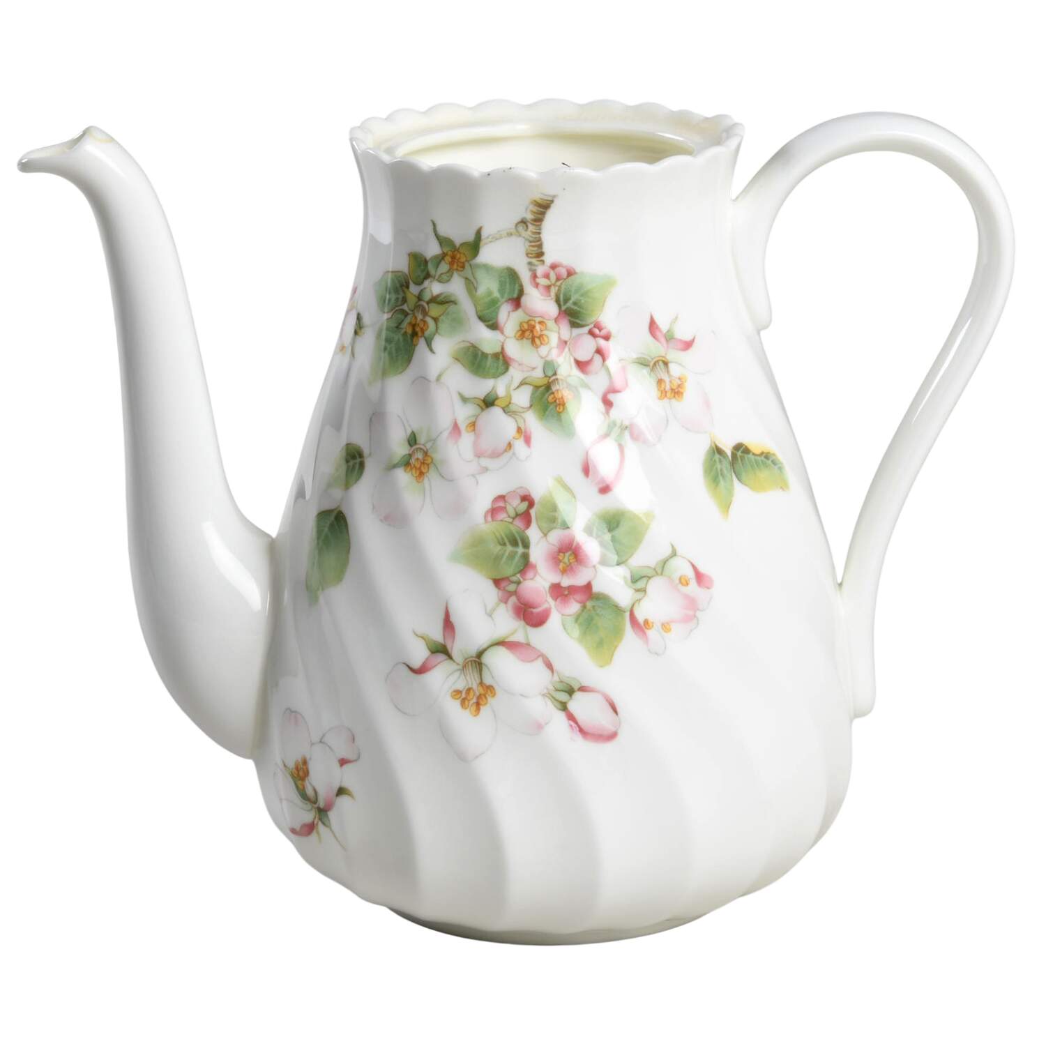 Apple Blossom Coffee Pot No Lid by Wedgwood-1