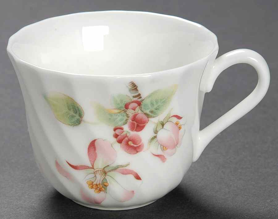 Apple Blossom Flat Demitasse Cup by Wedgwood-1
